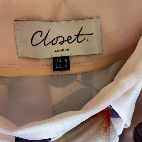 Closet London Pouf Box Pleat Midi Floral Skirt, 4 - Picture 9 of 14